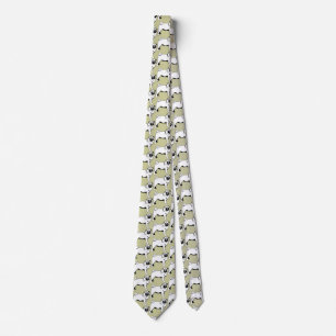 Pug Mops Neck Tie
