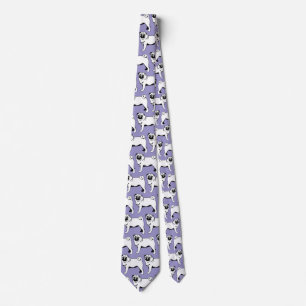 Pug Mops Neck Tie