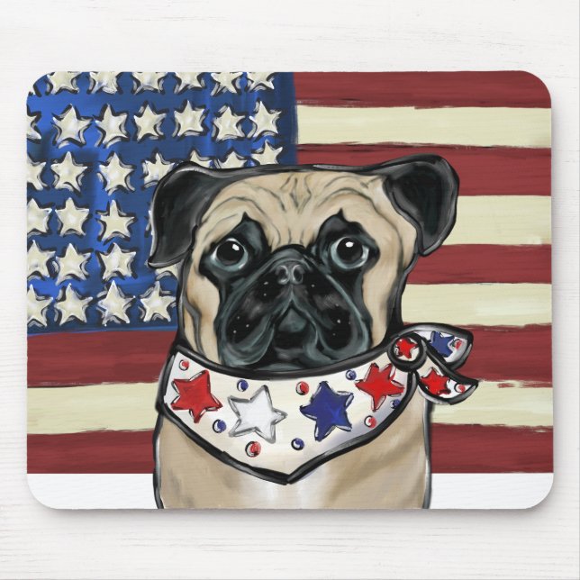 PUG  MOUSE PAD (Front)