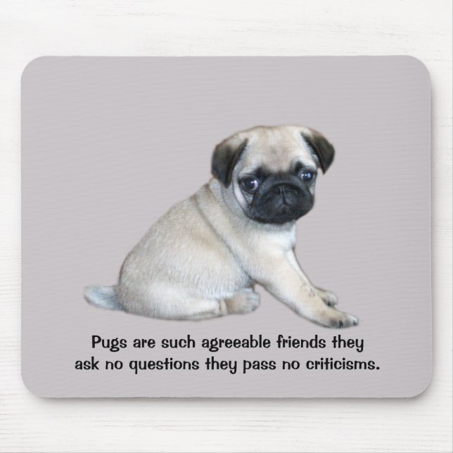 Pug Mousepad (Front)