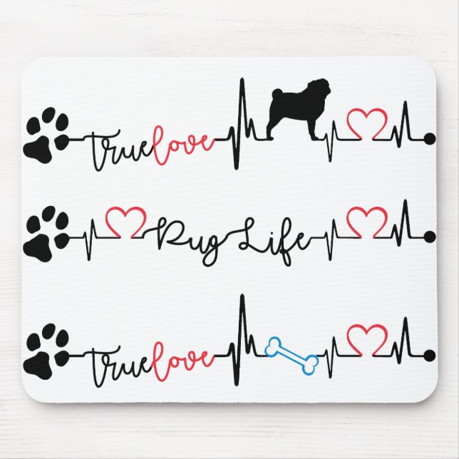 Pug Mousepad (Front)