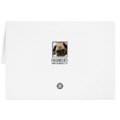 Pug Mug Card (Back Horizontal)