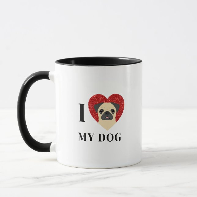 Pug Mugs (Left)