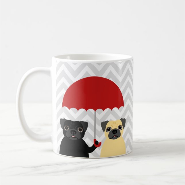 Pug Mugs (Left)