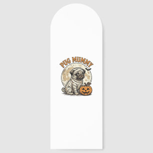 Pug Mummy Halloween Vintage Dog Shirt Design_1 Bookmarks