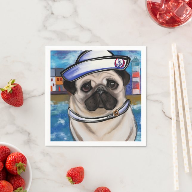 Pug Napkins (Insitu)
