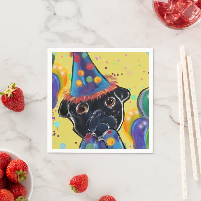 Pug      napkins (Insitu)