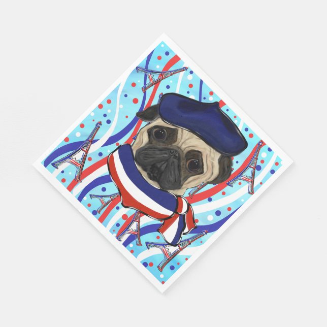 PUG NAPKINS (Corner)