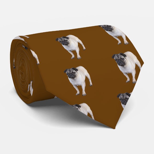 Pug Neck Tie (Rolled)