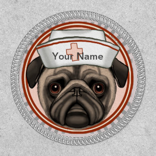 Pug Nurse  Patch