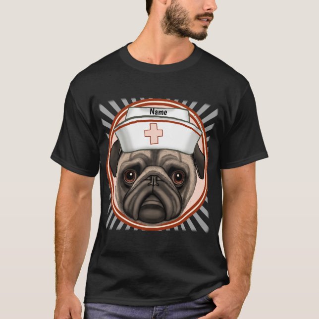 Pug nurse  T-Shirt (Front)