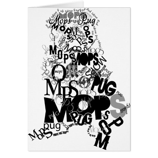 Pug of types cards (Front)