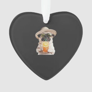 Pug ornament