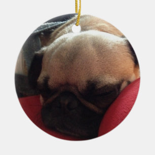 Pug ornament