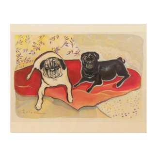 pug wood pug wood wall zazzle pug wood pug wood wall zazzle
