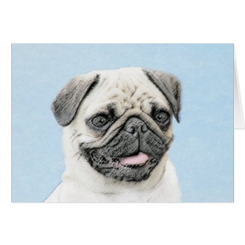 Pug Painting _ Cute Original Dog Art