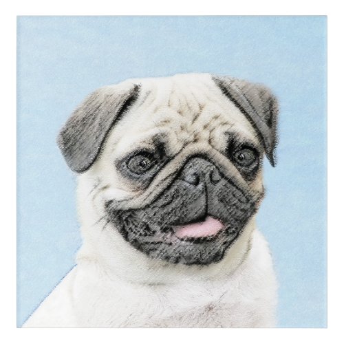 Pug Painting _ Cute Original Dog Art