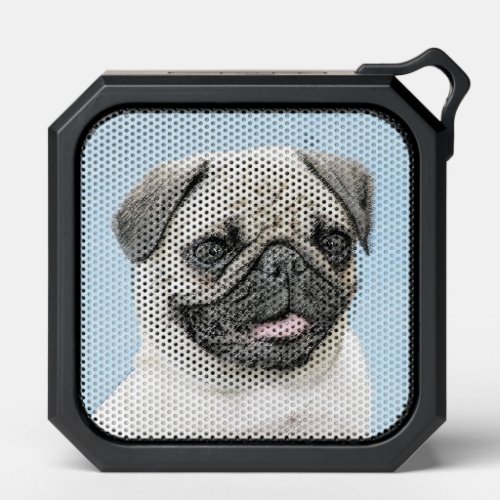 Pug Painting _ Cute Original Dog Art Bluetooth Speaker