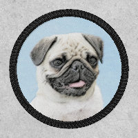 Pug Painting - Cute Original Dog Art