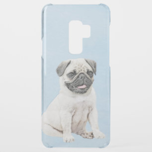 Pug Painting - Cute Original Dog Art Uncommon Samsung Galaxy S9 Plus Case