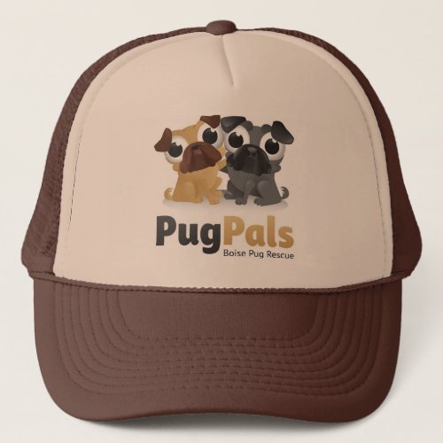 Pug Pals Inc Trucker Hat