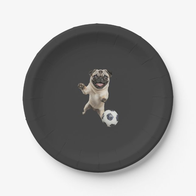 Pug   paper plates (Front)