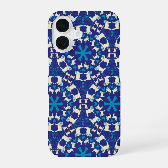 Pug Pattern Case (Back)