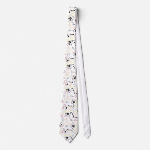 Pug Pattern Tie