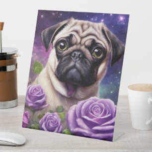 Pug Pedestal Sign