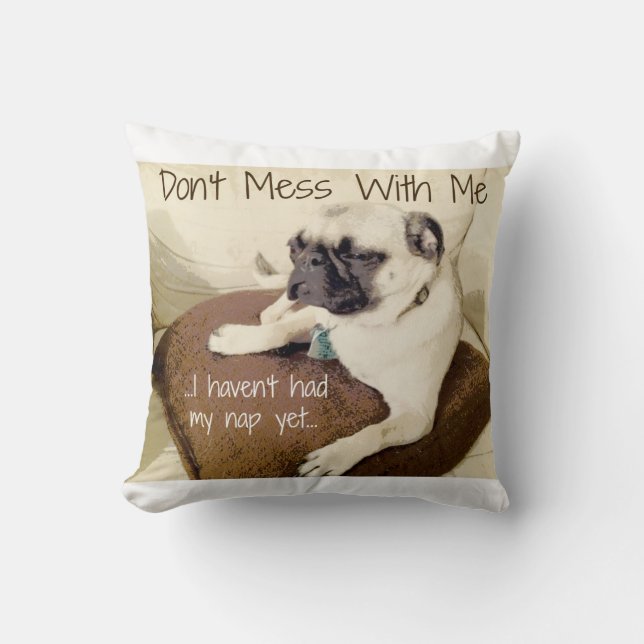 Pug Pillow (Front)
