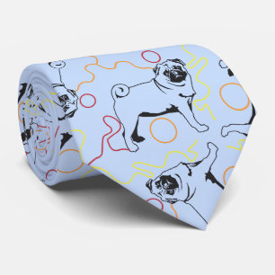 Pug Playfull Tie