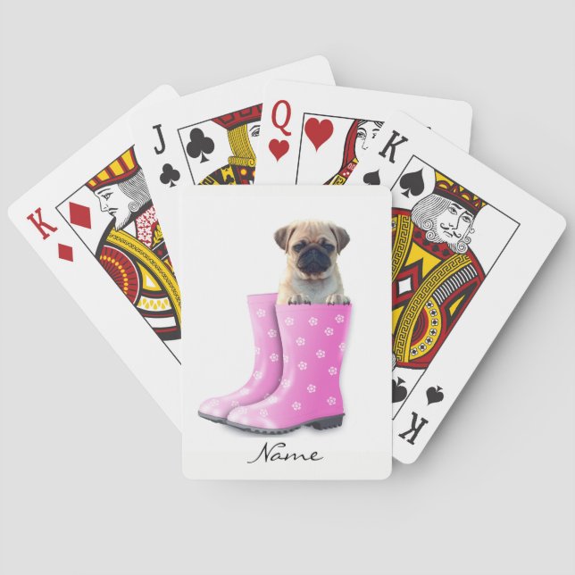 Pug Poker Cards (Back)
