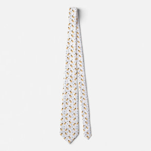 Pug Pooping Cupcakes Neck Tie