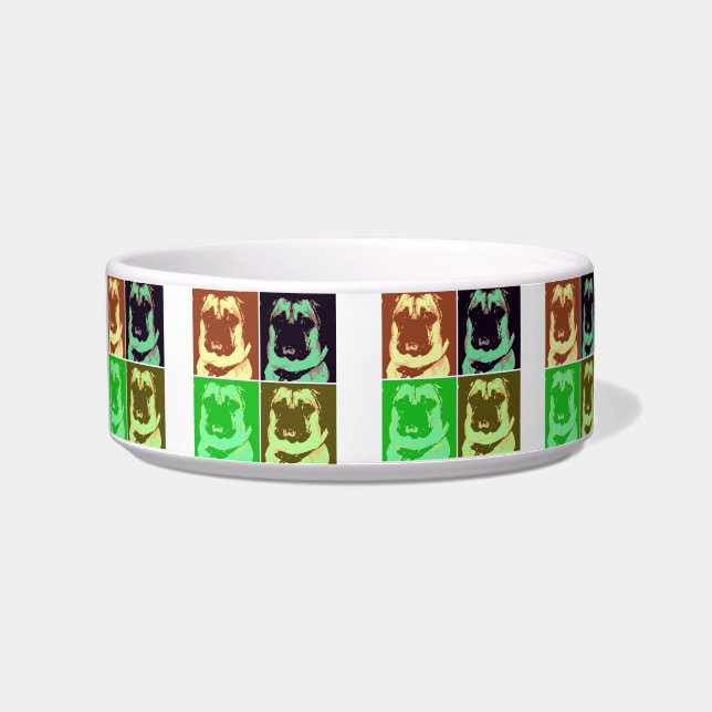 Pug Pop Art Bowl (Right)