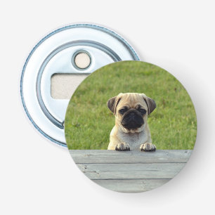 Pug Pup Bottle Opener