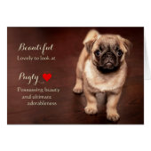 Pug Puppy (Front Horizontal)