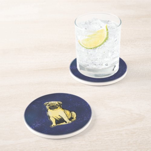 Pug puppy coaster