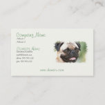 Pug Puppy Dog Business Card