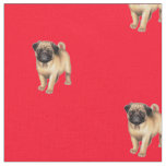 Pug Puppy Dog Fabric