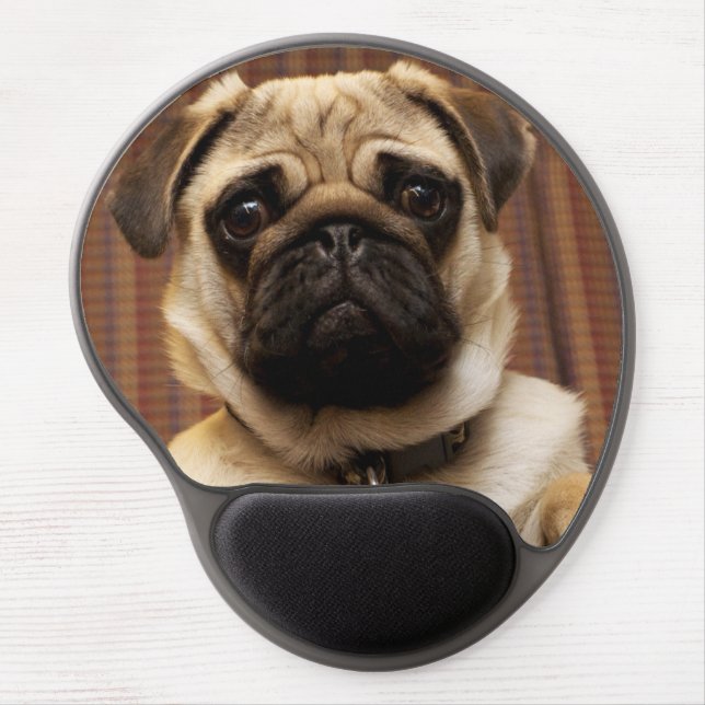 Pug Puppy Dog Gel Mouse Pad (Front)
