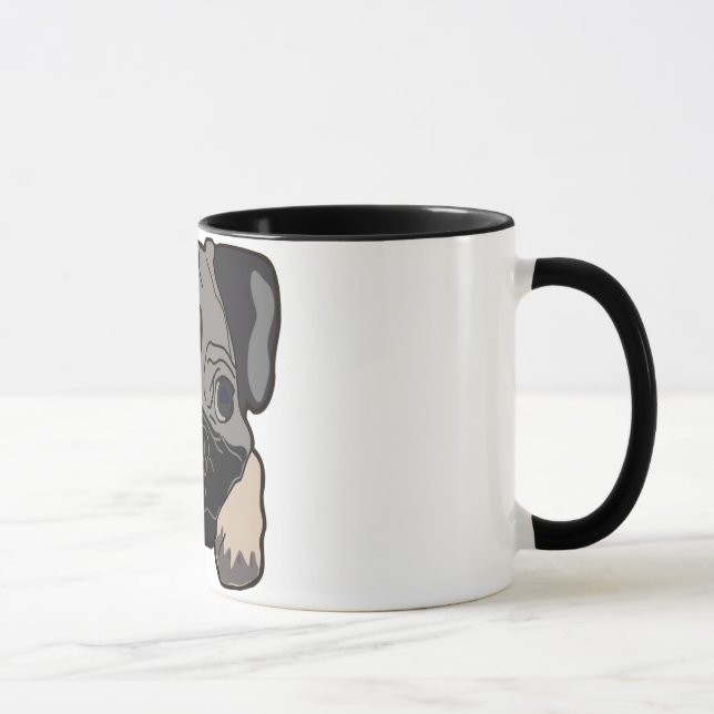 PUG PUPPY DOG MUG (Right)