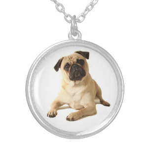 Pug Puppy Dog Pendant Necklace