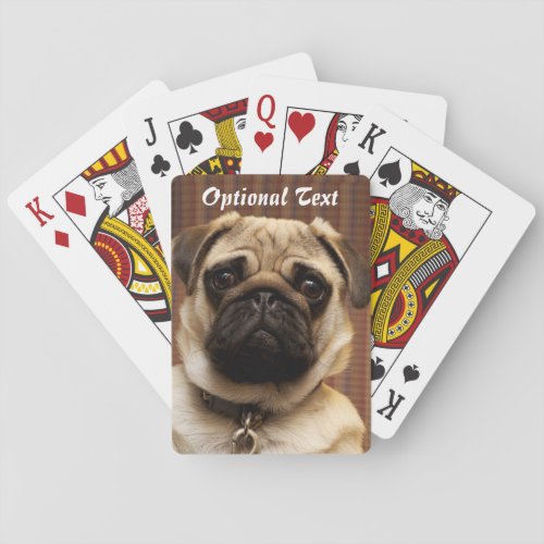 Pug Puppy Dog Poker Cards
