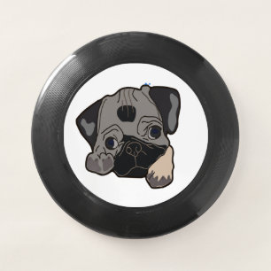 PUG PUPPY frisbee