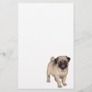 Pug Puppy Stationery