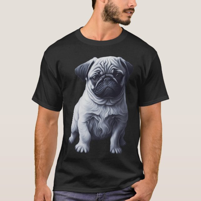 Pug Puppy T-Shirt (Front)