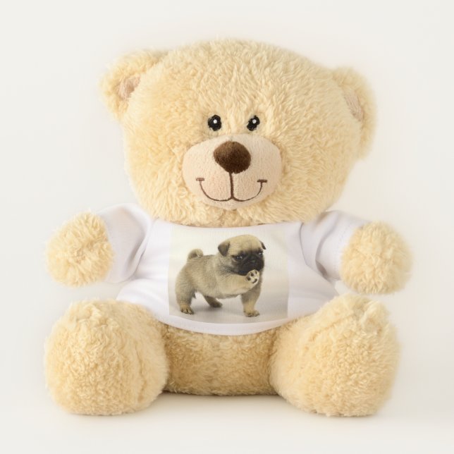 Pug Puppy  Teddy Bear (Front)