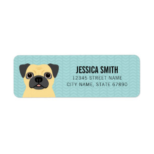 Pug Return Address Labels
