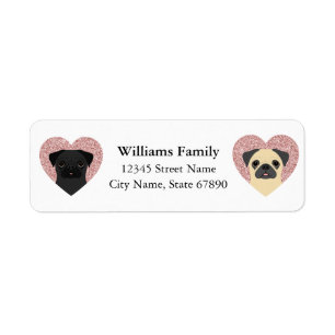 Pug Return Address Labels