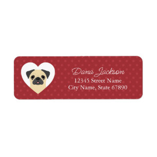 Pug Return Address Labels